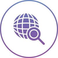 Global Search Vector Icon