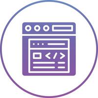 Browser Pop Up Vector Icon