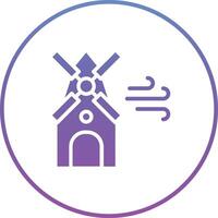 Windmill Vector Icon