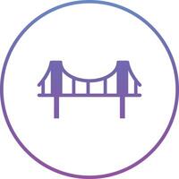 icono de vector de puente