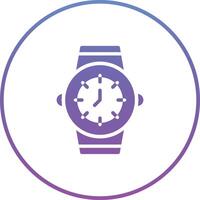 icono de vector de reloj de pulsera