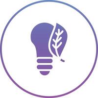 Eco Bulb Vector Icon