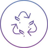 Leaf Recycle Vector Icon