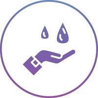 Hand Water Vector Icon