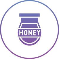 Honey Jar Vector Icon