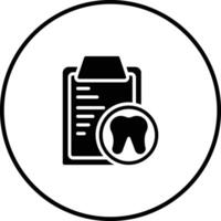 Dental Record Vector Icon