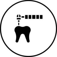 Tooth Drilling Vector Icon