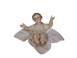 Baby with ceramic open arms png