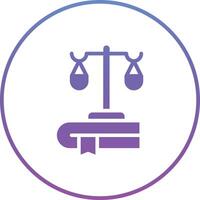 Law Scale Vector Icon