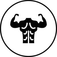 Back Muscle Vector Icon