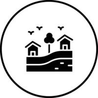 Village Vector Icon