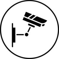 icono de vector de cámara cctv