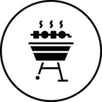 icono de vector de barbacoa