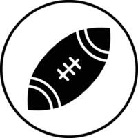 icono de vector de fútbol americano