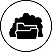 Cloud Folder Vector Icon