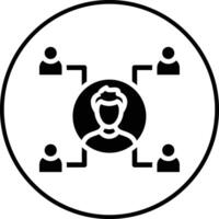User Connection Vector Icon