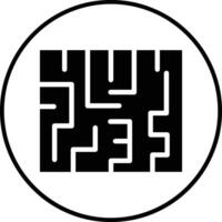 Maze Challenge Vector Icon