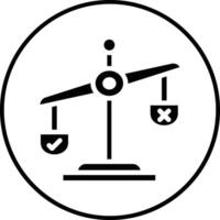 Balance Decision Vector Icon