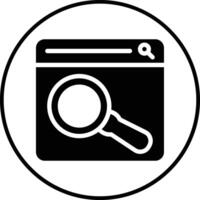 Web Search Vector Icon