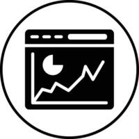 Analysis Diagram Vector Icon