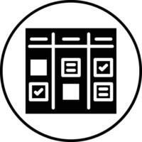 Agile Board Vector Icon