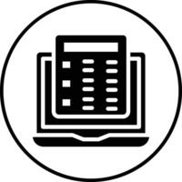 Online Exam Vector Icon