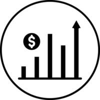 Growth Graph Vector Icon