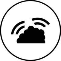 nube Wifi vector icono