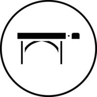 Spa Bed Vector Icon