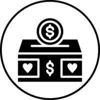 Donation Box Vector Icon