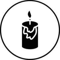 Spa Candle Vector Icon