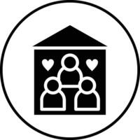 Sheltering Vector Icon