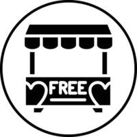 Donation Stall Vector Icon