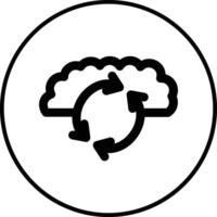Cloud Sync Vector Icon