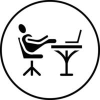 Relax Work Vector Icon