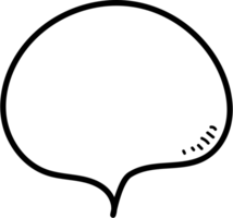 Black and white color speech bubble balloon, icon sticker memo keyword planner text box banner, flat png transparent element design