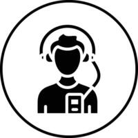 Listening Music Vector Icon