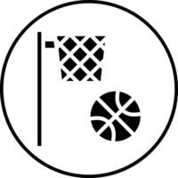 icono de vector de baloncesto