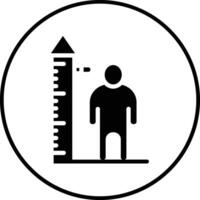 Height Check Vector Icon