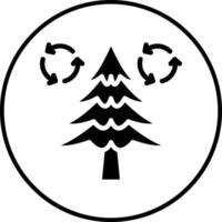 icono de vector de reforestación