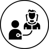 Patient Examination Vector Icon