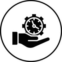 icono de vector de gestión de tiempo