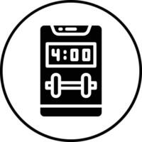 Gym Time Vector Icon