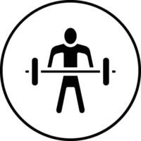 Weightlifting Vector Icon