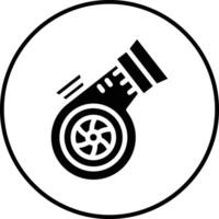 icono de vector turbo