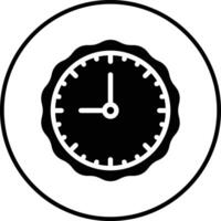 icono de vector de reloj de pared