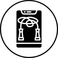 Jumping Rope Vector Icon