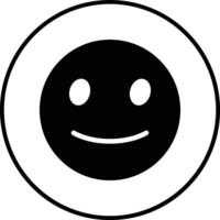 Slightly Smiling Face Vector Icon