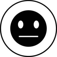 Expressionless Face Vector Icon