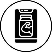 Protein Powder Vector Icon